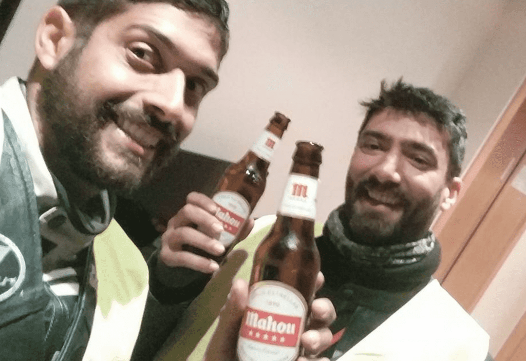Una cerveza para celebrar nuestra llegada a Salamanca