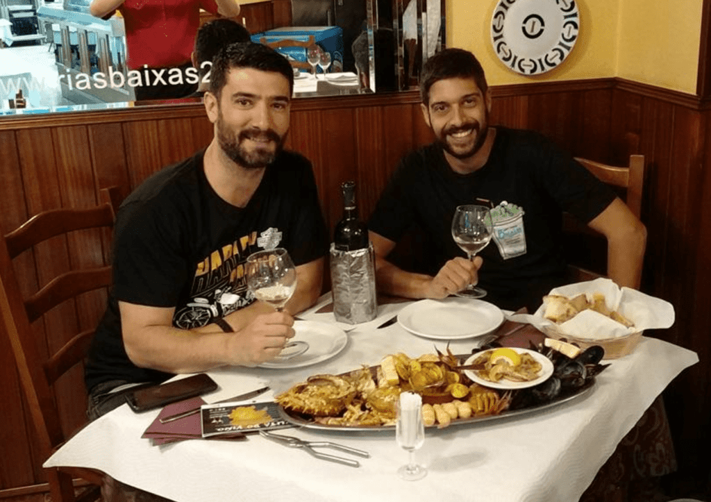 Mariscada en Vigo
